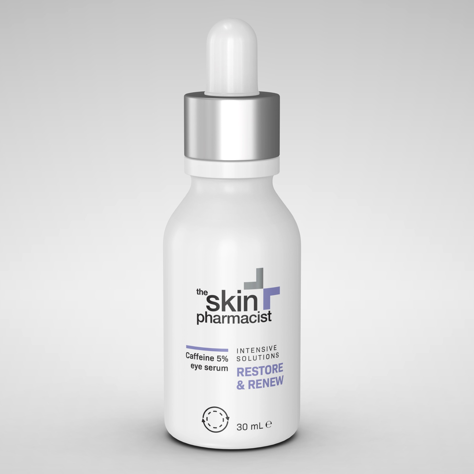 Συσκευασία του ορού ματιών Caffeine Eye Serum της the skin pharmacist